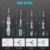 7PCS Engine Cylinder Hone Tool Set with Box, Adjustable Engine