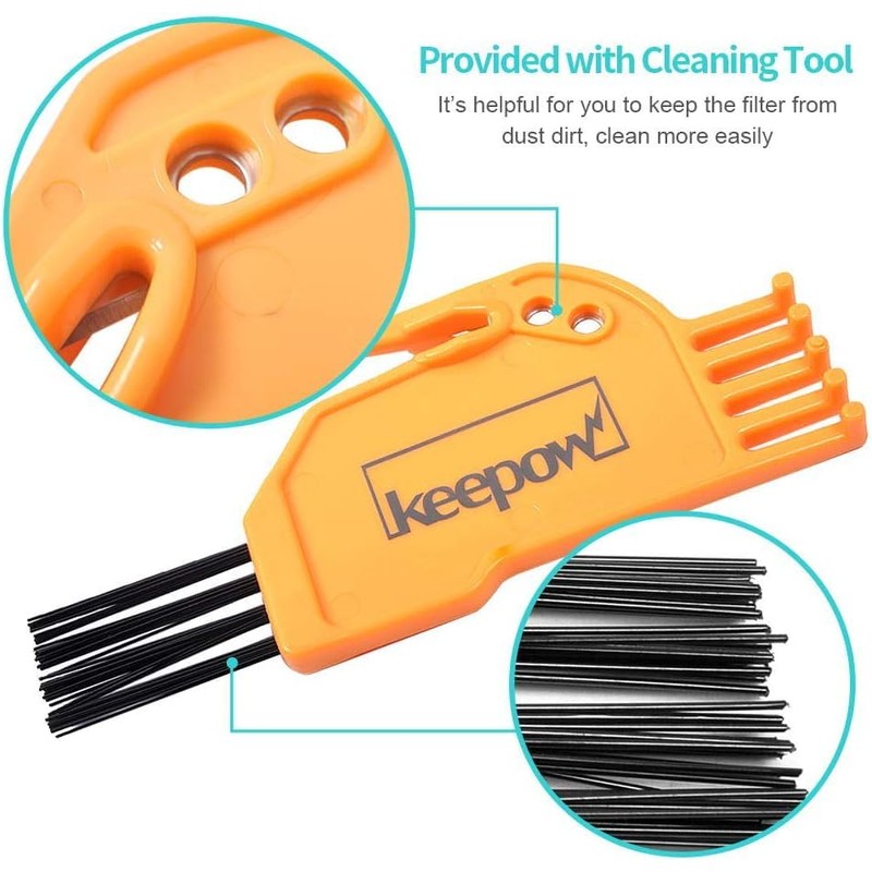 KEEPOW F112 Filter Replacement Odor Trapping Compatible with Dirt Devil