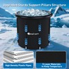 Yesker 126 Gal Ice Bath Tub with Air Ring, Portable