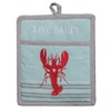 Live Salty Lobster Embroidered Pocket Mitt