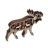3D Wood Carving Animal Multi Layer Forest Animal Wood Carving