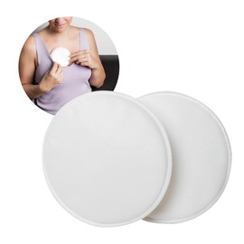 reer Mama Washable Nursing Pads, 8 Nursing Pads + Laundry Net, Support for Breastfeeding, Reusable and Sustainable, Discreet Design, Absorbent and Dimensionally Stable