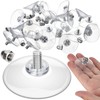 AccEncyc Storage Hook - 12 Pack Suction Cups with Screws,