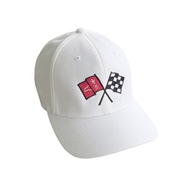 Corvette 1963-1966 Flex Fit Hat White S/M