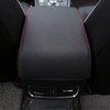 Baceyong Console Cover, Console Cover with Black/Red Stitched Hem Centre