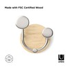 Umbra Melody Pallet Hook, Natural/Nickel