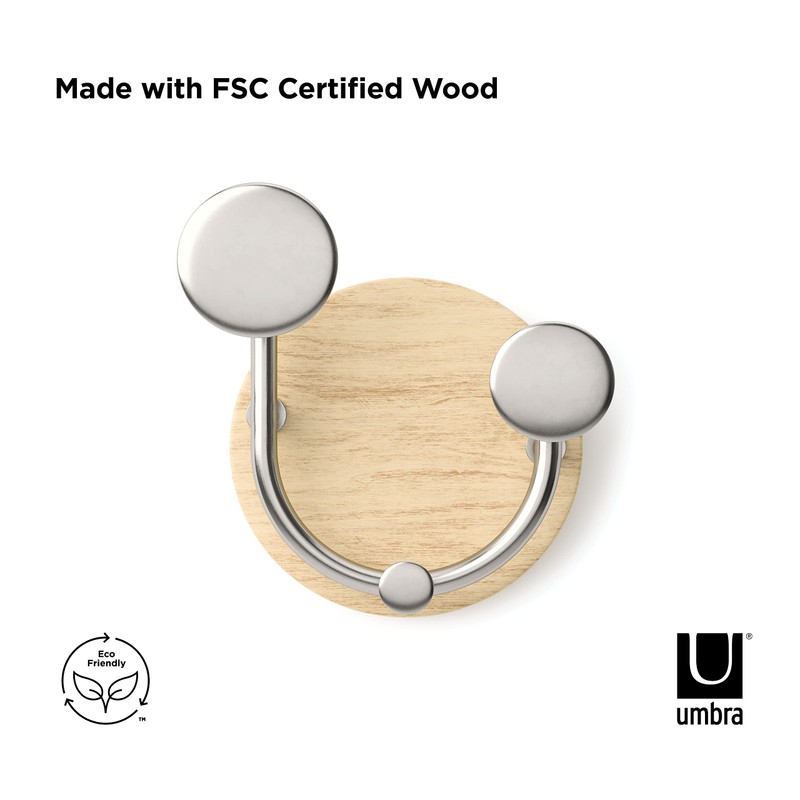 Umbra Melody Pallet Hook, Natural/Nickel