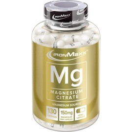 Ironmaxx 910mg Mg-Magnesium Capsules - Pack of 130 Capsules