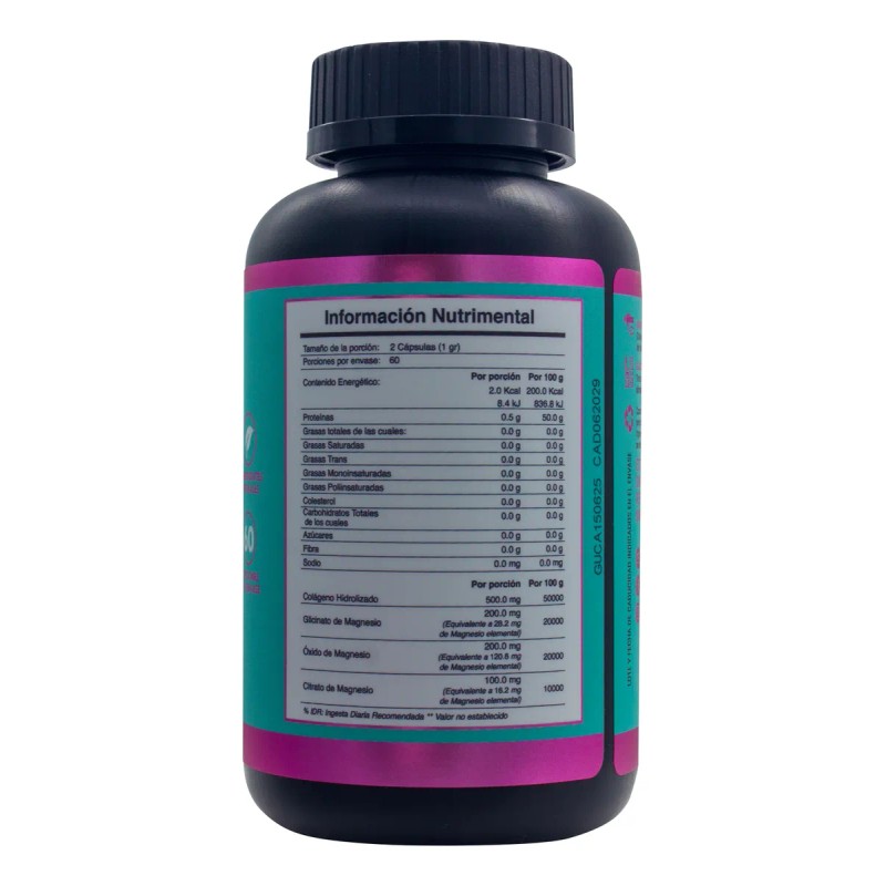 Glicinato Ultra De 120 Cápsulas 500 Mg A4h