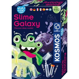 KOSMOS 617196 Fun Science Slime Galaxy, Mix Five Different Slime Types, Experiment Set for Beginners and Children from 8 Years, Complete Set to Make Your Own Slime, Multilingual