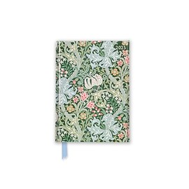 William Morris: Golden Lily 2025 Luxury Pocket Diary Planner - Week to View: Original Flame Tree Publishing-Pocket Diary [Taschenkalender]