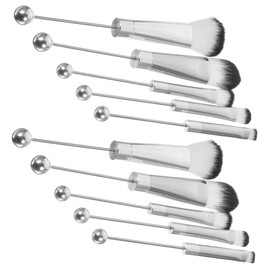 Outanaya Ergonomic Makeup Brush Set 2 Sets for Women Eye Makeup Blush Foundation Soft Bristles Precision Crafted