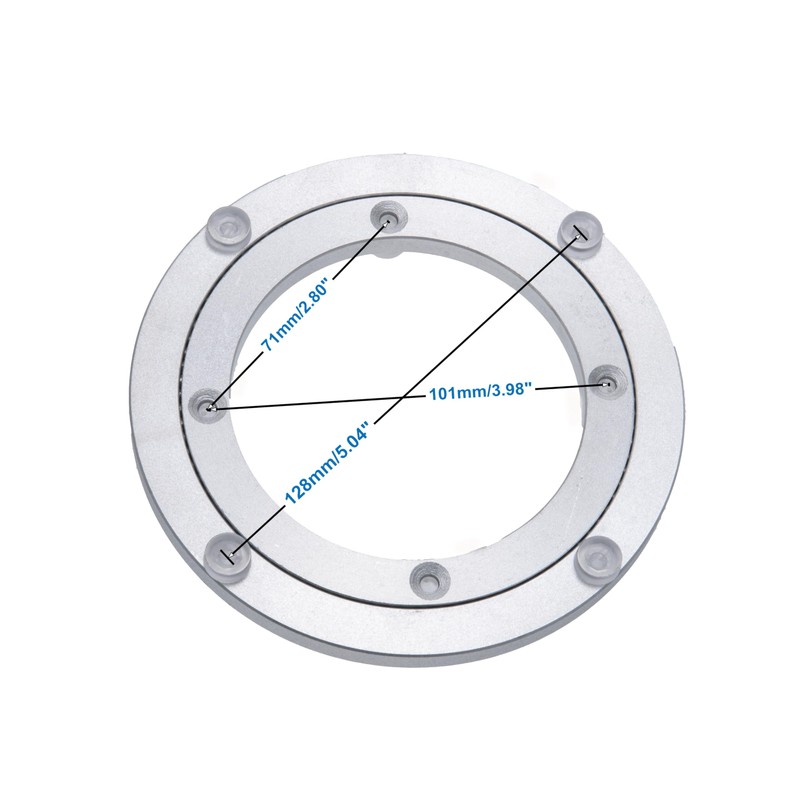 Dailydanny Aluminum Heavy Duty Lazy Susan Rotating Turntable Bearing Swivel
