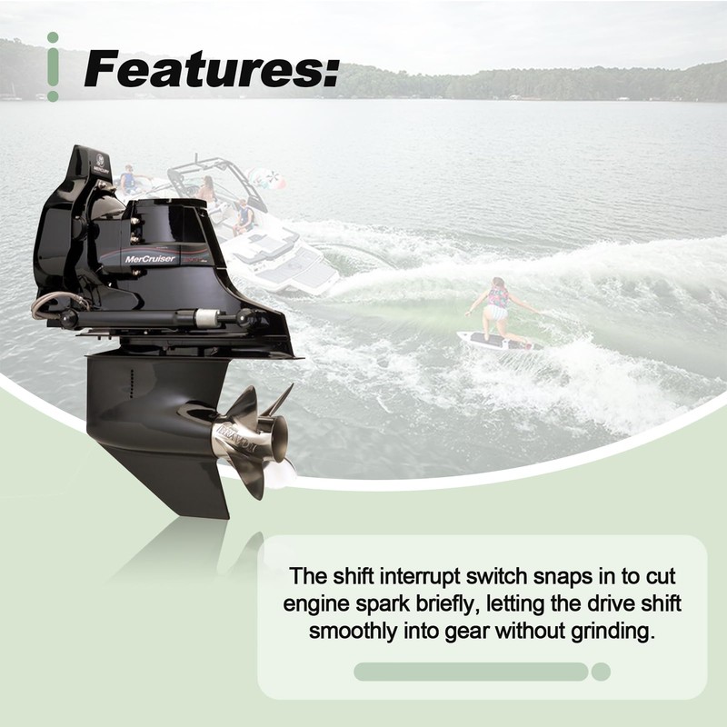 Shift Interrupt Switch Compatible with MerCruiser Alpha 1 Bravo 3.0L