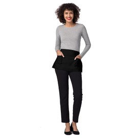 ADAR UNIFORMS Belt Apron - 709 - Black - Regular