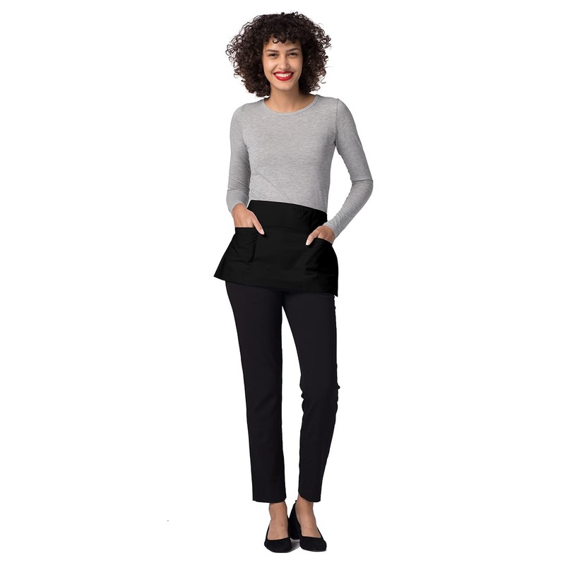 ADAR UNIFORMS Belt Apron - 709 - Black - Regular