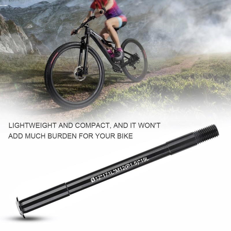 Bike Bicycle Front Hubs Tube Shaft Fork Thru Axle Lever