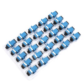 SC-SC Coupler Fiber Optic Coupler 50pcs SC-SC Flange SC Fiber Adapter Coupler Connector Adapter Industrial Fiber Optic Audio Cable