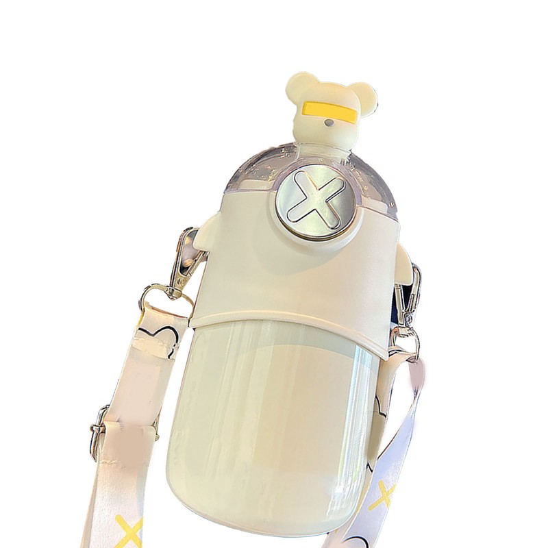 Kids Insulated Bottle with Straw 316 Stainless Steel Portable for