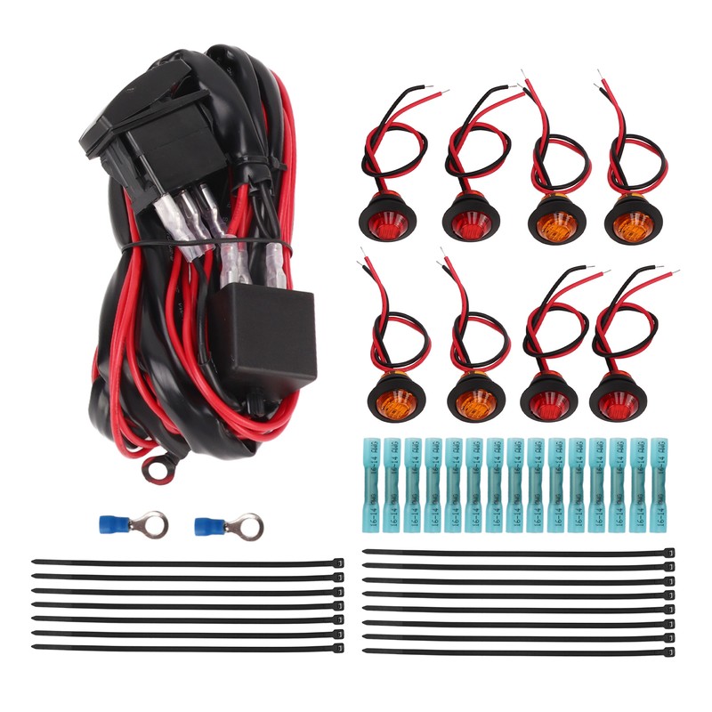 UTV Turn Signal Rocker Switch ATV Street Legal Lighting Kit