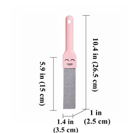 Cuzlarmul Pumice Stone for Toilet Bowl Cleaning, Scouring Stick Powerfully Clean Hard Water Rings, Calcium Buildup, Suitable for Cleaning Toilet, Kitchen Sink, Grill, Bathtubs, 5 Pack, Pink