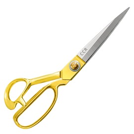 CCR Fabric Scissors Sewing Scissors - Professional Heavy Duty Stainless Steel Dressmaking Scissors 25.4cm-Sewing Fabric Leather Dressmaking Shears Professional Crafting
