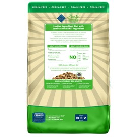 Blue Buffalo Basics Limited Ingredient Diet, Grain Free Natural Adult Dry Dog Food, Lamb & Potato 11-lb