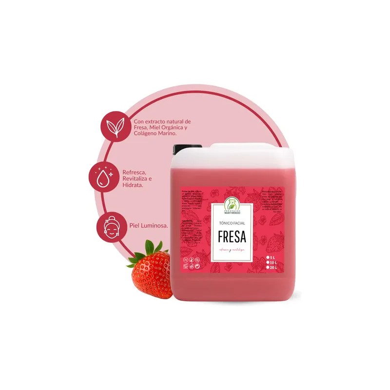 Tónico Fresa Facial 5 Litros