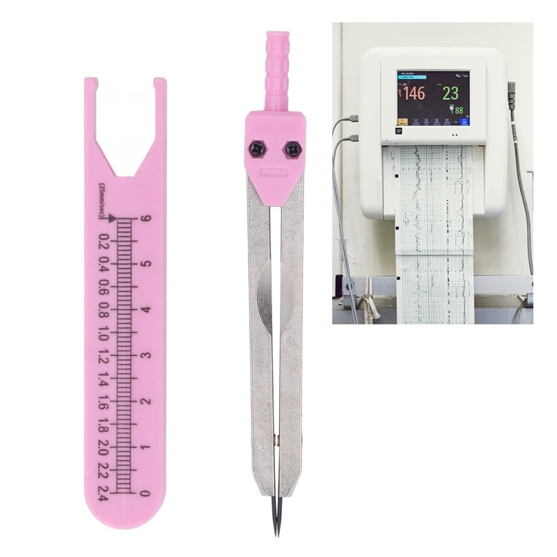EKG Caliper, High Accuracy Stainless Steel ECG Caliper Divider for