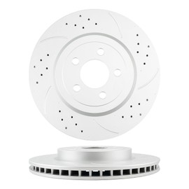 Torchbeam Front 345mm(13.58 inch) Brake Rotors |Brake Kit for 2006-2020 Charger,2005-2023 300,2009-2023 Challenger,2022-2023 Charger,2005-2008 Magnum,2pcs Automotive Replacement Disc Brake Rotor,53023