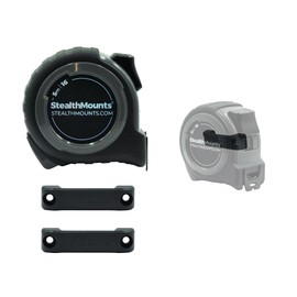 StealthMounts 5m Tape Measure with Bench Belts – Heavy Duty Measuring Tape with Belt Clip & Tool Mounting System for Workshop Organisation