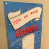 Dry Erase Goal Setting Fundraising Thermometer Chart Blue Goal Chart