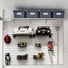 BRITINE Slatwall Panel Garage Organizer PVC Slatwall Heavy Duty Wall