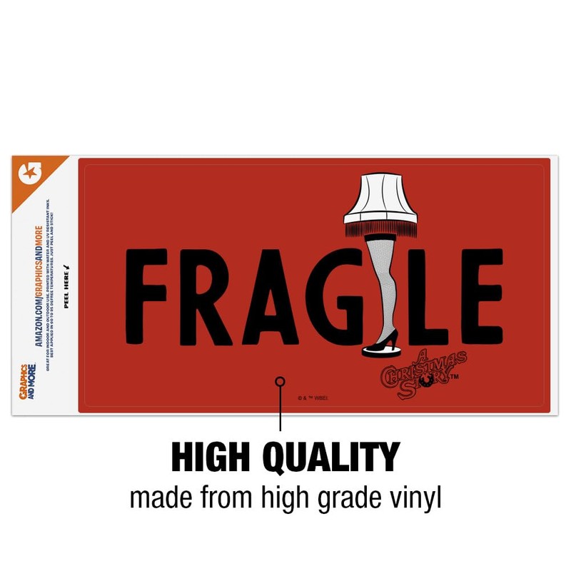 A Christmas Story Fragile Type Automotive Car Window Locker Bumper