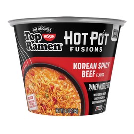 Top Ramen Hot Pot Fusions Korean Spicy Beef, 4.8 Ounce (Pack of 6)