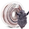 Silk S-Series PLA 3D Printer Filament, Shiny Multicolor Rainbow PLA