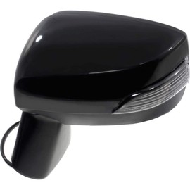 For Subaru Impreza 2015 2016 Door Mirror Driver Side | Power | Heated | Manual Folding | w/Signal Light | Sedan/Wagon | Paintable | Replacement For 91036VA051, 91036VA052-PFM | SU1320135