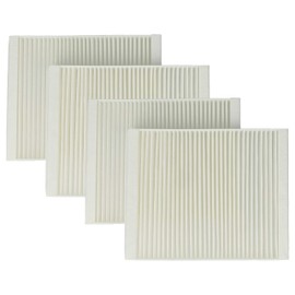 vhbw 4 x M5 Air Filter Compatible with Lunos Nexxt Fan, Bathroom Fan, Ventilation Device - White