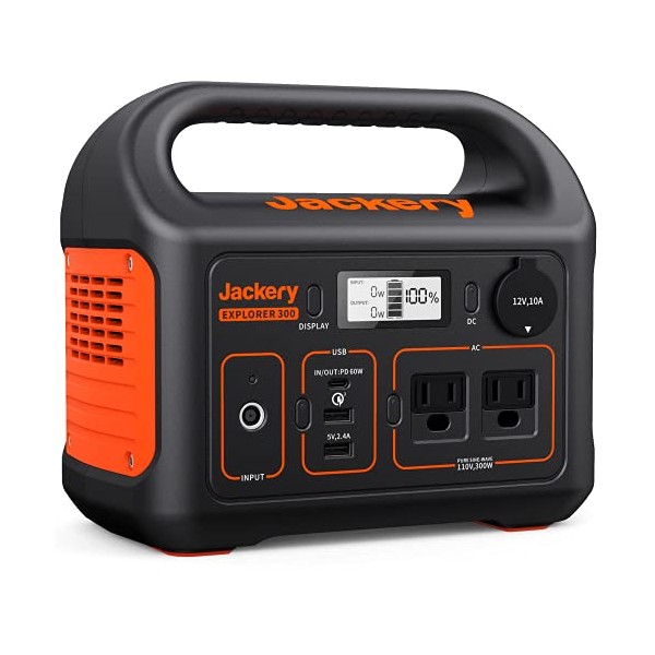 Jackery Portable Power Station Explorer 300, 293Wh Backup Lithium Battery,