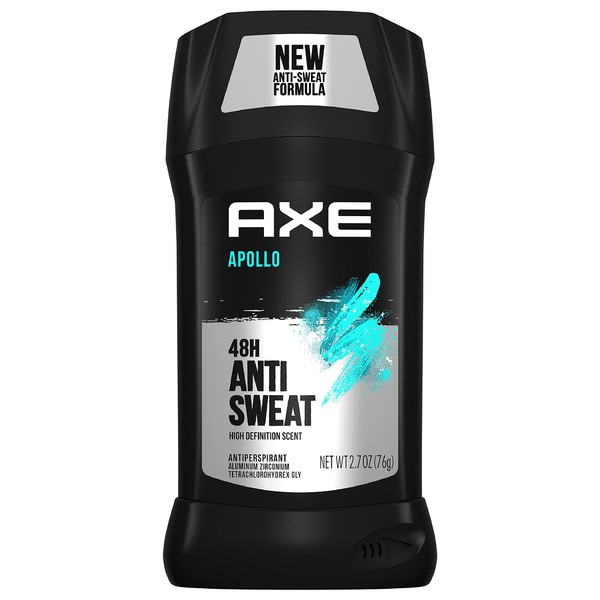 AXE Dual Action Antiperspirant Stick for Long Lasting Freshness Apollo Sage & Cedarwood 48 Hour Anti Sweat Mens Deodorant 2.7 oz