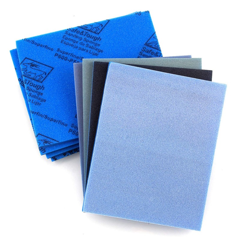 ADVcer 500-2000 Grit Sanding Sponge 8 Pads, 4.5" x 5.5"