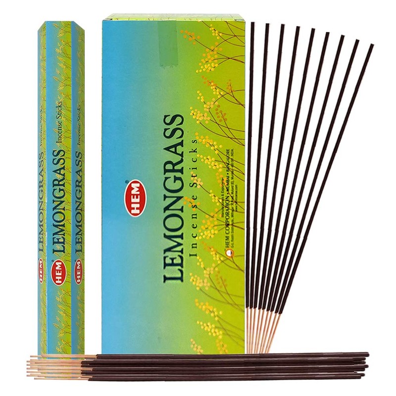 Lemongrass Incense Sticks and Incense Stick Holder Bundle Insence Insense