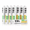 EBL Lot AAA Batteries Rechargeable 800mAh NI-MH 1.2V+ LCD Battery