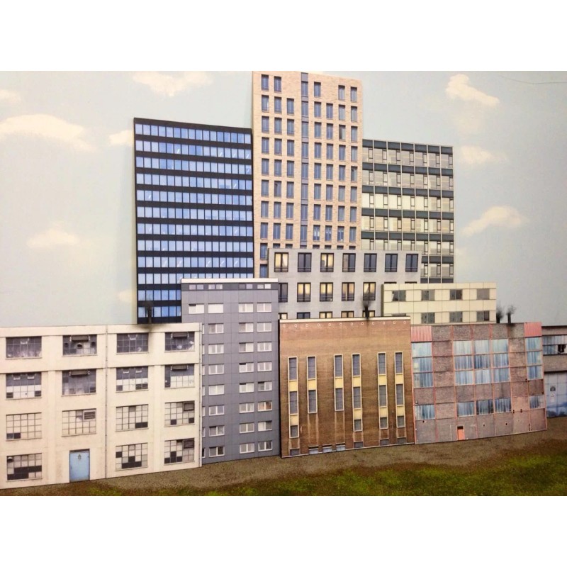 PTF DESIGNS * O Scale Scratch Built Commercial #8 City