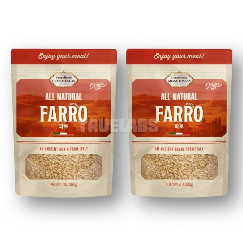Grain On Farro Grain Farro Rice Emmer Mill 280g 2pcs