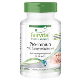 Probiotic Immune Probiotischen Cultures for Healthy Digestion and a smooth Flora Balance, 90 Säureresistente DRcaps 5 MRD Milchsäurebakterien per day