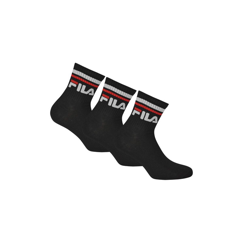 Fila F9398, Calze Unisex, Black, 43/46