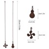4PCS Ceiling Fan Pull Chain,14" Ceiling Fan Chain Extra Long