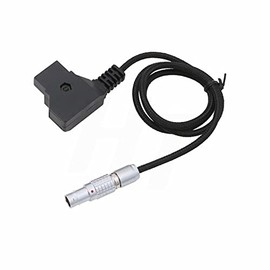 HangTon Flexible Braided D-tap P-tap to 0B 2 Pin Male Power Cable for Teradek Bolt Bond, Transvideo SmallHD 703 Monitor, Zacuto Viewfinder, Z CAM E2 F6 S6 Camera and EVF (30)