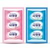Yurim Korea/Mugunghwa Mugunghwa Shower & White Pink Floral Face Soap 130g 3-Pack